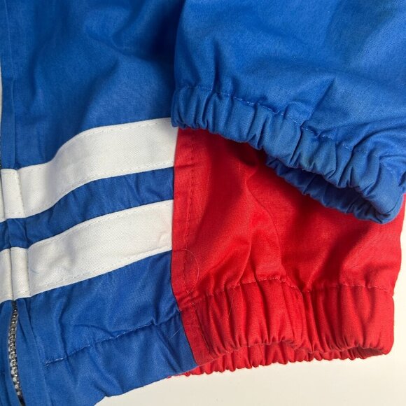 Vintage 80's Tiny Tots Original Kids 6 Hooded Tennis Jacket Full Zip Windbreaker - Picture 4 of 9